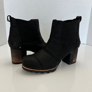 Sorel Addington Chelsea Bootie Black W 9